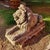 Brown Handcrafted and Sculpted Ofllions in Vicenza Stone, 19th Century, Set of 2 For Sale - Image 8 of 12