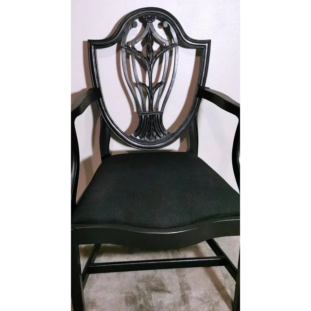 Antique English King Chair, 1860 For Sale - Image 10 of 13