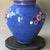 Mid-Century Modern Vintage Cloisonné Enamel Geometric Polka Dot Lidded Jar / Tea Caddy For Sale - Image 3 of 9