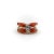 Modern 1960s 14k Gold Coral and Diamond Modernist Ring Size 7.75 For Sale - Image 3 of 10