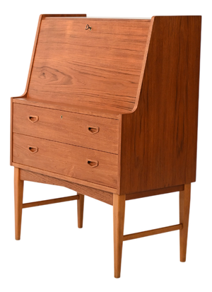 Scandinavian Secretaire with Hidden Mirror, 1960s