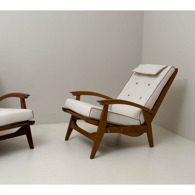 Cerutti Lounge Chairs by Ugo Dalessio, 1950s, Set of 2 For Sale - Image 4 of 6