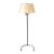 Artemis Antique Brass 3 Bulb Floor Lamp For Sale