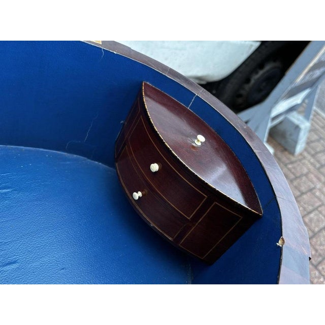 Wood Sheraton Revival Inlaid Satinwood Side Table For Sale - Image 7 of 18