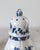 Vintage blue and white ceramic salt and pepper shakers. Makers mark on bottom. Vienna Woods Fine China. Made in Japan.