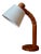 Vintage Scandinavian Style Pine Desk Lamp For Sale