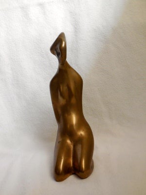 Helaine Blumenfeld, Girl Seated a la Japonaise Bronze Sculpture Morris Singer Foundry., 1964