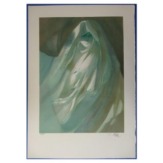 Jean-Baptiste Valadié, Brassens: The Ghost, 1970s, Original Lithograph For Sale