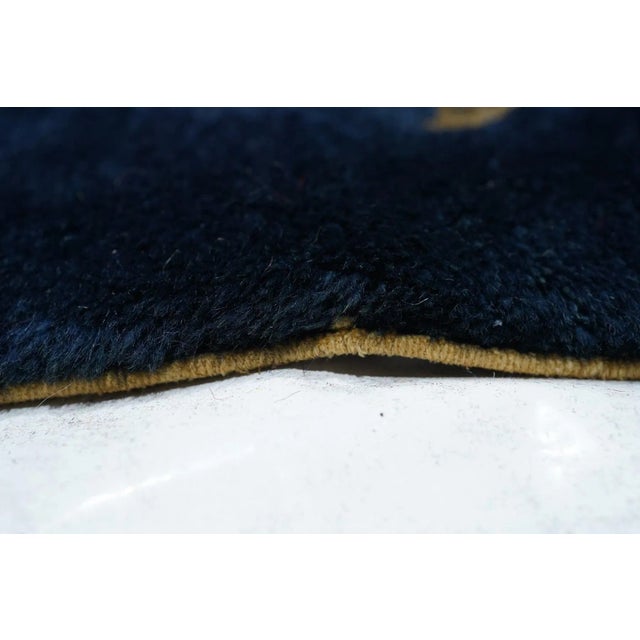 Blue Antique Peking Rug 9'2'' x 11'8'' For Sale - Image 8 of 12