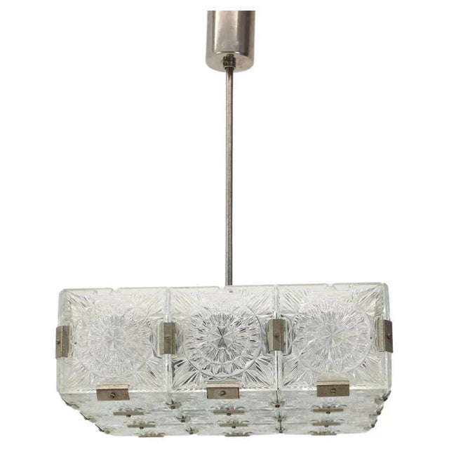 Mid-Century Czech Chandelier from Preciosa, 1970s For Sale - Image 11 of 11