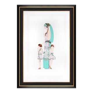 1997 Motherhood Embossed Serigraph Erté For Sale