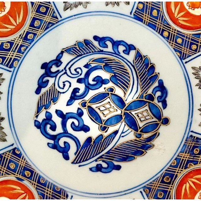 Late 19th Century Japanese Imari Plate For Sale - Image 4 of 5