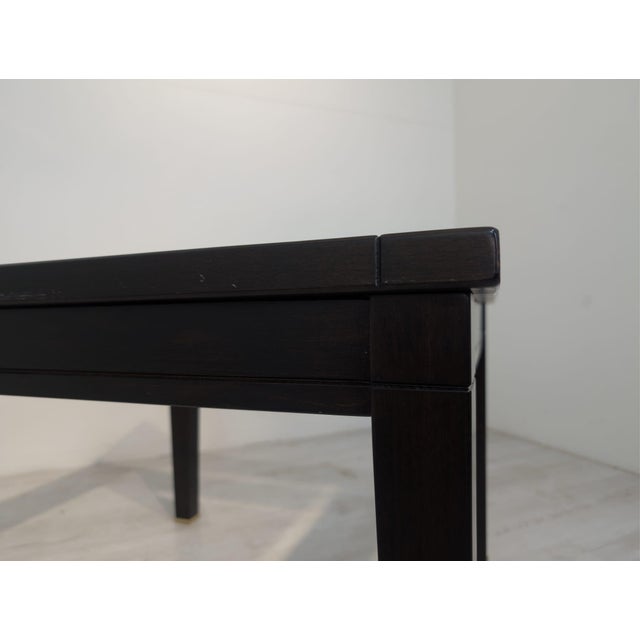 Coffee Table in Wood with Glass Top and Beveled Glass, 1965 For Sale - Image 6 of 12