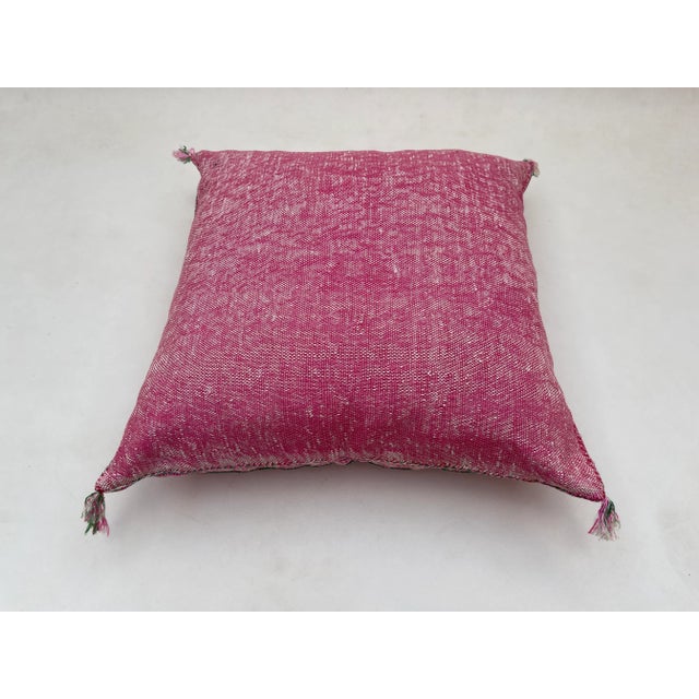 Handmade Cactus Silk Pillow Covers - a Pair For Sale - Image 4 of 7