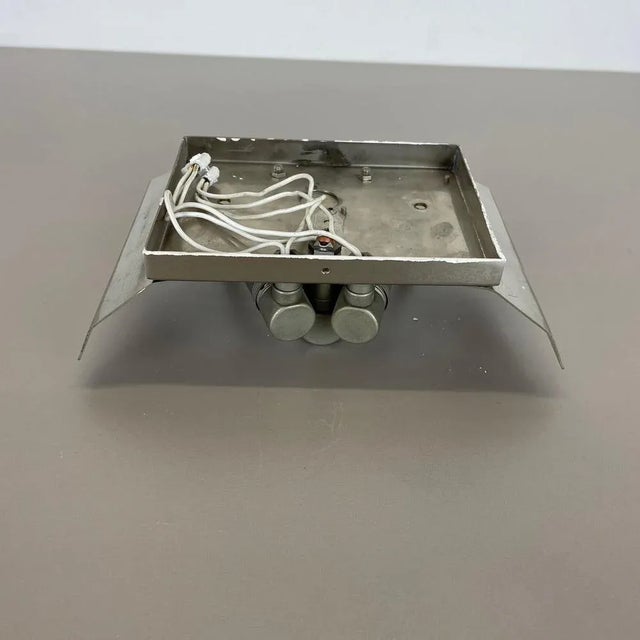 Large Hollywood Regency Ice Glass Wall Light from J. T. Kalmar, 1960s For Sale - Image 17 of 18