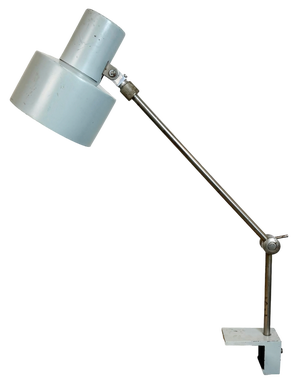 Industrial Grey Factory Office Desk Lamp from Elektrosvit, 1970s