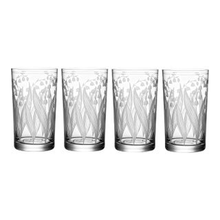 Verdure Highball Glasses, Set of 6, Slate For Sale