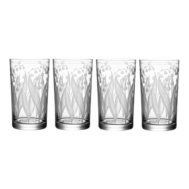 Verdure Highball Glasses, Set of 6, Slate For Sale