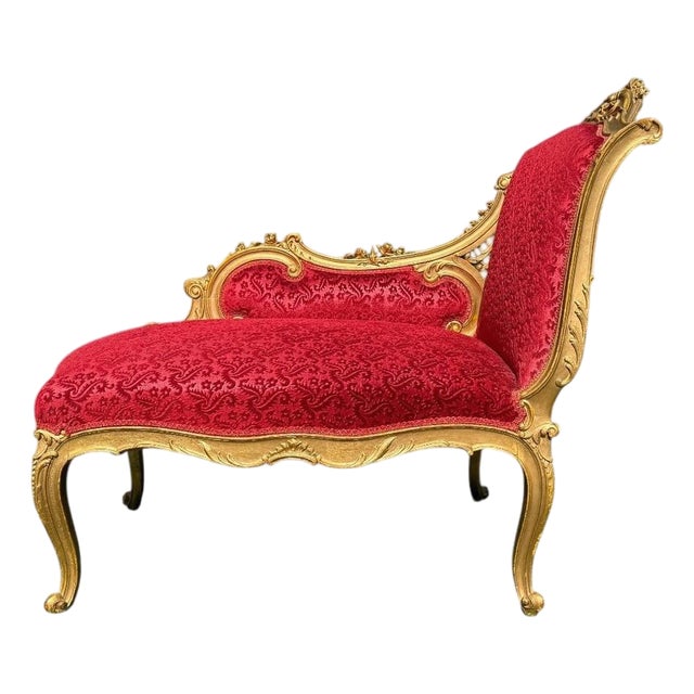 Louis XV Style Chaise Lounge For Sale