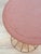 Mid-Century Gold Hour Glass Red Polka Dot Round Vanity Stool For Sale - Image 6 of 10