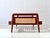 Swiss Form Teak Bed with Rattan Weave, Switzerland, 1950s For Sale - Image 11 of 17