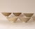 5 Chinese Song Celadon Bowls from the Jepara Wreck. The bowls have a sculpted rim and are swiftly Incised with an abstract...