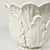 1970s Vintage Hollywood Regency Boho Chic Trompe L’Oeil Style Ceramic White Tulip Planter. For Sale - Image 11 of 16