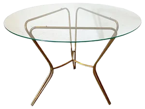 Mid-Century Brass Coffee Table, 1950s