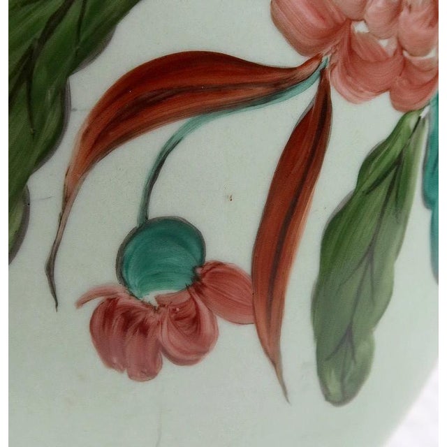 Limoges Porcelain Vase with Flower Decorations, 1930s For Sale - Image 11 of 18