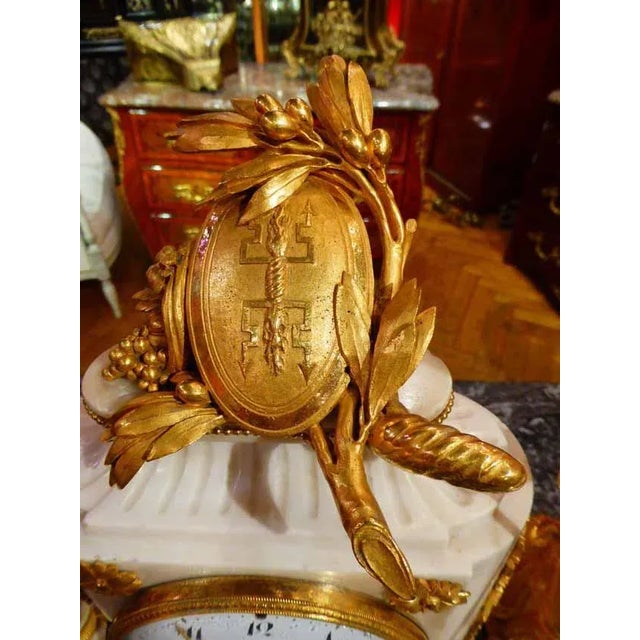 Louis XVI A La Minerve Clock For Sale - Image 6 of 9