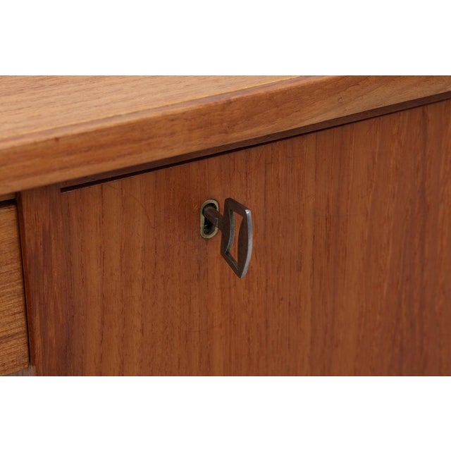 Vintage Danish Teak Desk, 1960s For Sale - Image 11 of 16