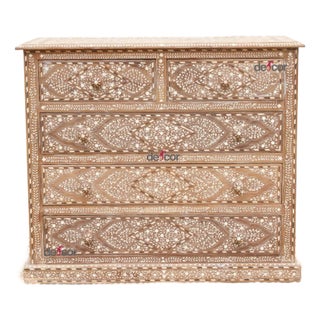 Heirloom Finely Inlay Chest of Drawers For Sale