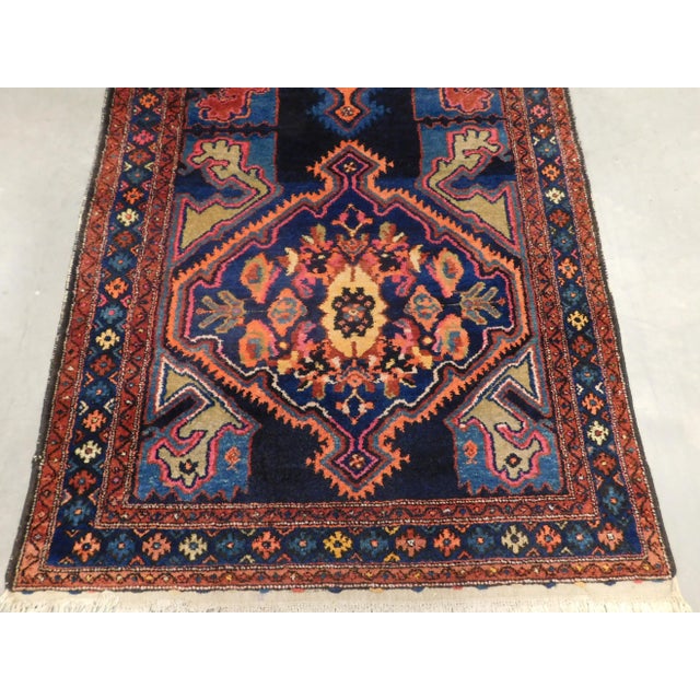 Traditional 1940s Vintage Persian Runner Rug 3'10"x 11'5" For Sale - Image 3 of 13