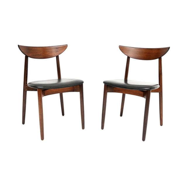Vintage Danish Dining Chairs by Harry Ostergaard for Randers, 1960, Set of 2 For Sale - Image 11 of 11