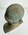 1950s 1950s Verdigris Plaster Bust of Apollo on Stone Base For Sale - Image 5 of 12