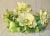 Italian arts and crafts floral of yellow anemones. Handmade and hand colored beautifully composed and finally modeled...