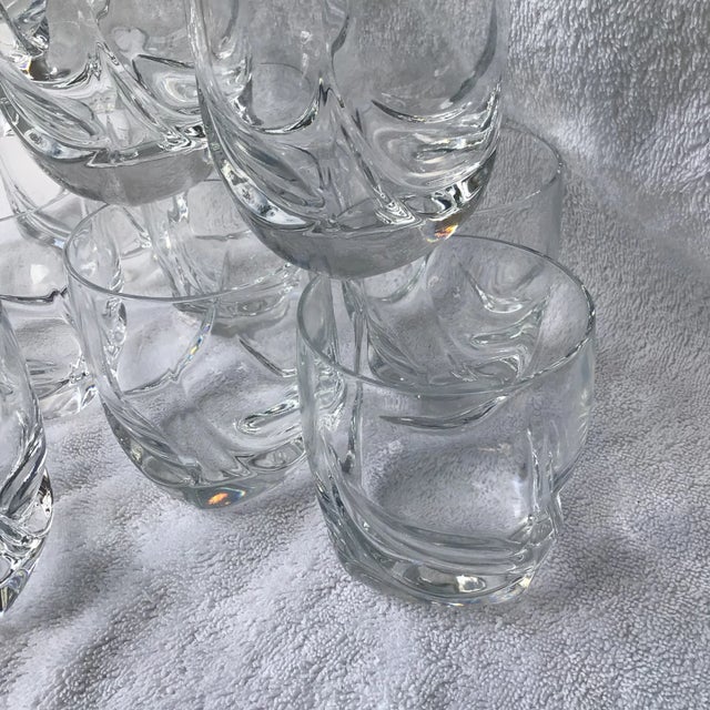 Transparent Heisey Coleport Lowball Glasses - Set of 11 For Sale - Image 8 of 13
