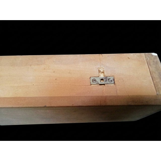 Marble and Wood Wall Console Table by Osvaldo Borsani, Italy, 1950s For Sale - Image 9 of 17