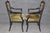 Late 19th Century 19th C. Set of 8 Italian Neoclassical Ebonized Gilt Dining Room Chairs For Sale - Image 5 of 11