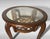 Wood Mid 20th Century Paolo Buffa Style Art Deco Italian Walnut Side Table With Beveled Glass Top For Sale - Image 7 of 18