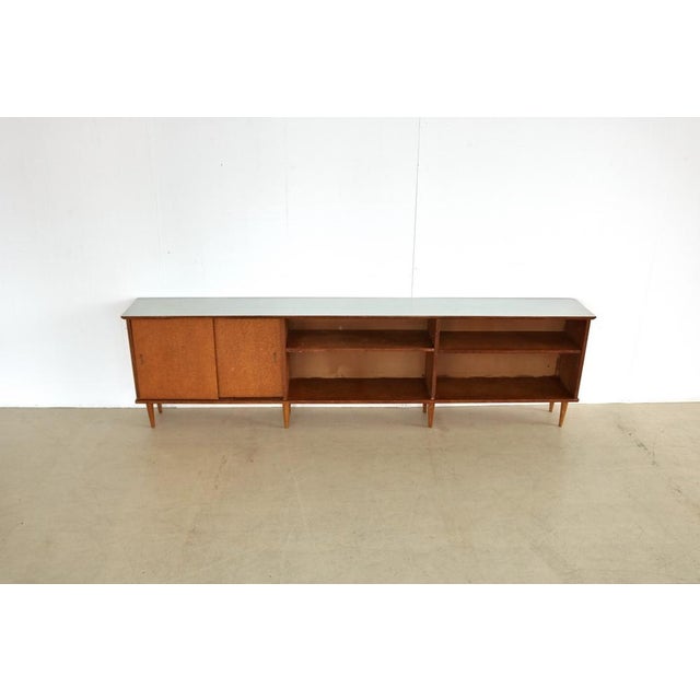 Wood Vintage Sideboard from Nissen Naarden, 1950s For Sale - Image 7 of 17