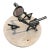 19th Century Solar Signal Cannon on Marble Sundial For Sale