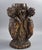 Brown 18th Century Baroque Italian Carved Walnut Torchiere Base with Three Putti For Sale - Image 8 of 16