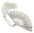 Vintage Italian Handmade Silver Florentine Fan with Tassel Figurine, Florence, 1970s For Sale