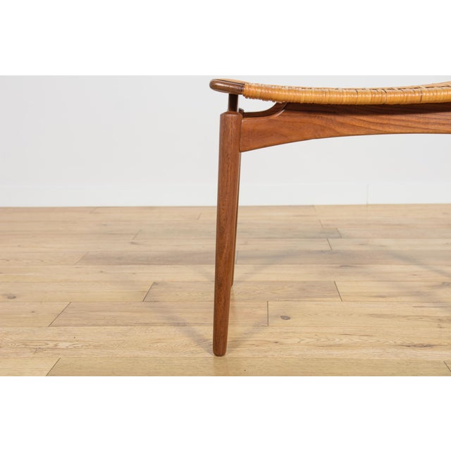 Mid-Century Modern Teak Stool by Sigfrid Omann for Ølholm Furniture Factory, 1950s For Sale - Image 13 of 14