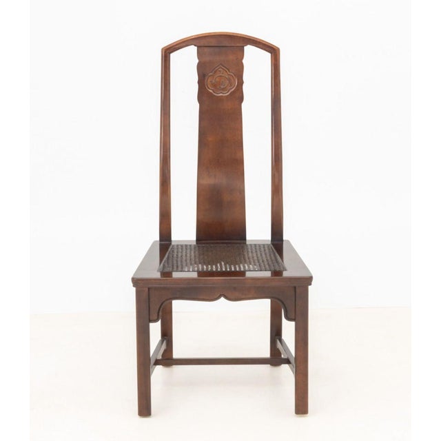 Henredon Chinese Style Mahogany Dining Chairs, 8 For Sale - Image 12 of 18