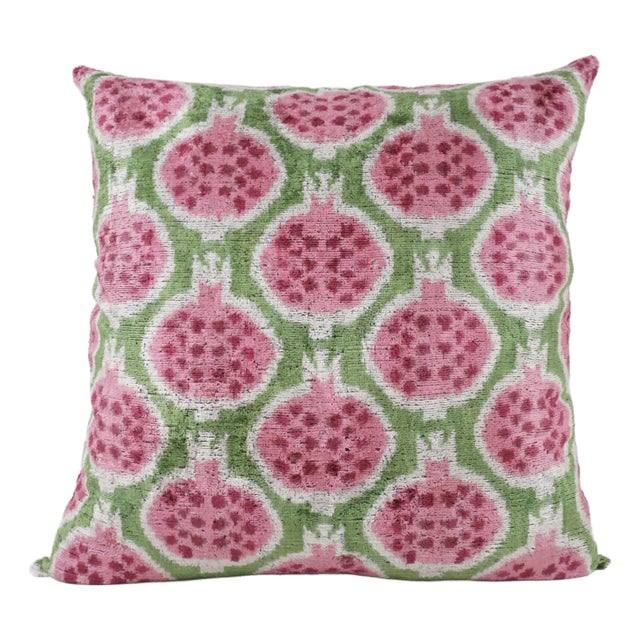 Silk Velvet Euro Accent Pillow For Sale