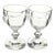 Villeroy & Boch Bernadotte Crystal Goblets, Pair 6" For Sale