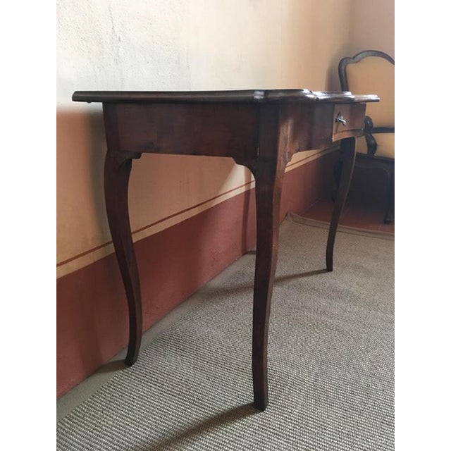 Late 18th Century Regency Walnut Console or Wall Desk, Italy For Sale - Image 18 of 18