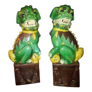 Antique Chinese Foo Dogs For Sale